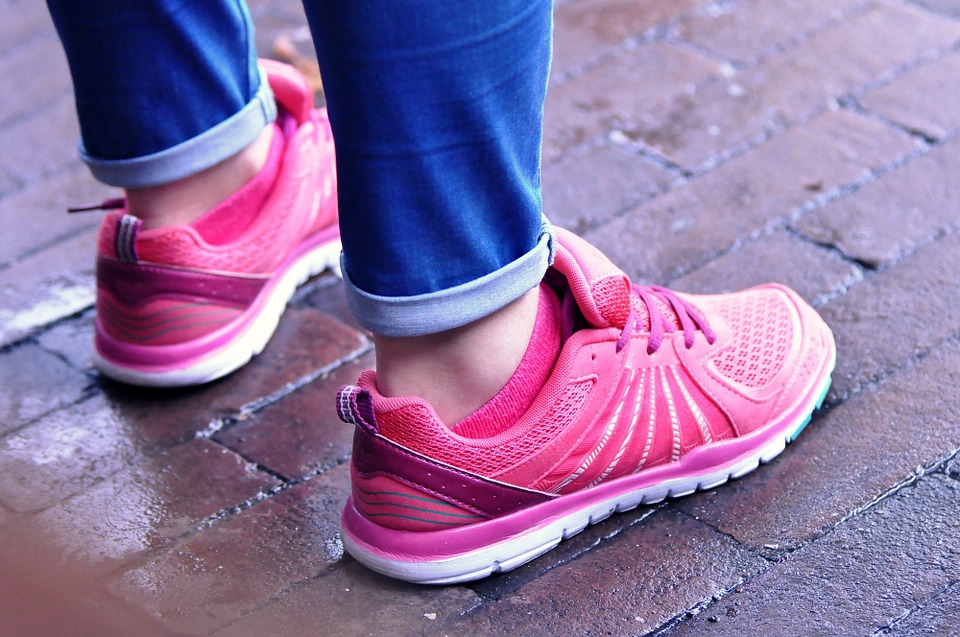 walking shoes